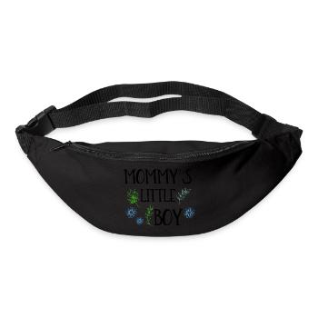 Le petit garçon de maman - Sac banane - noir - Devant