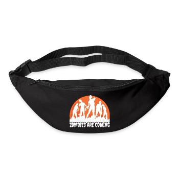 Les zombies arrivent Horreur effrayante Costume d’Halloween - Sac banane - noir - Devant