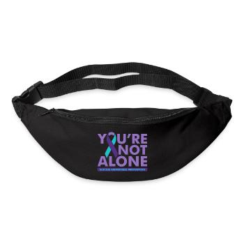 You Are Not Alone Suicide Awareness - Bum bag - black - Front