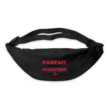 pas parfait mais je fais du ski nautique - Sac banane - noir - Devant