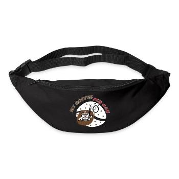 Coffee and bike - Bum bag - black - Front