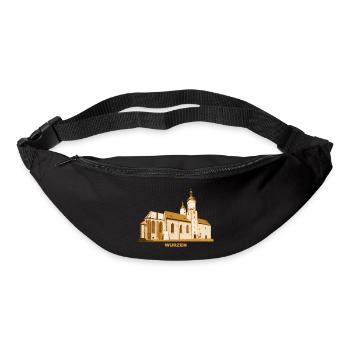 Wurzen Dom Kirche Ringelnatz Sachsen - Gürteltasche - Schwarz - Vorne