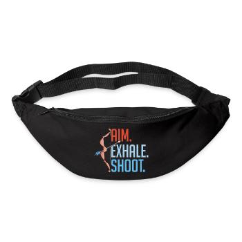 Aim Exhale Shoot. Bow & Arrows Target Archery - Bum bag - black - Front