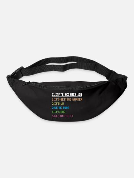 Science March Earth Day Climate Change Scientists - Gürteltasche - Schwarz
