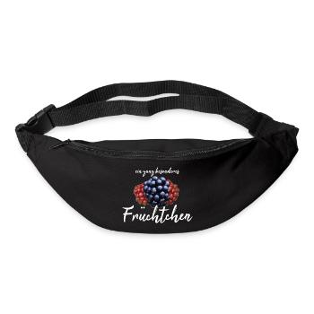 Früchtchen frech - Gürteltasche - Schwarz - Vorne
