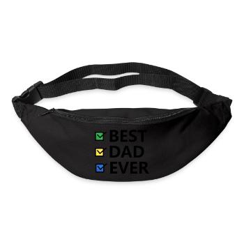 Best dad ever - Bum bag - black - Front