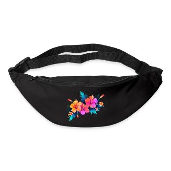 Hibiscus - Bum bag - black - Front