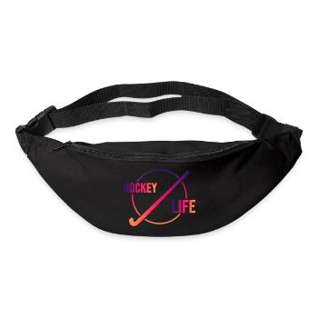 Hockey sur gazon Hockey Équipe Bâton de Hockey - Sac banane - noir - Devant