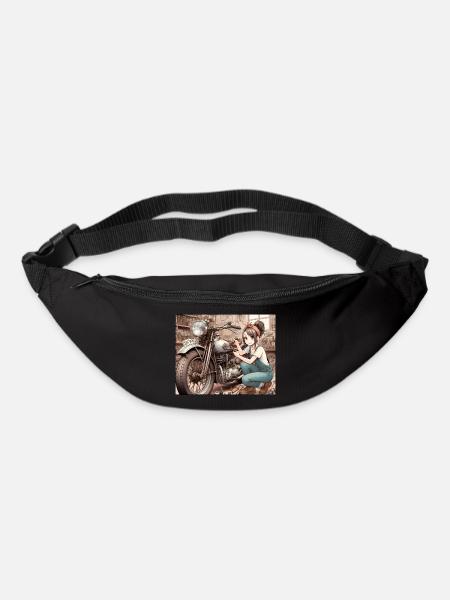 Manga Mechanic Girl - Bum bag - black