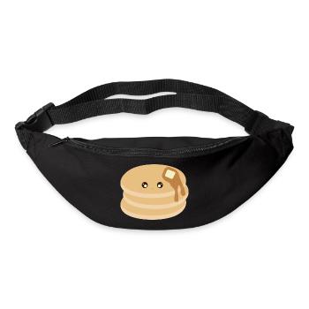 Crêpes Kawaii - Sac banane - noir - Devant