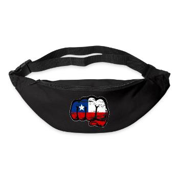 Chile Flagge Faust used - Gürteltasche - Schwarz - Vorne
