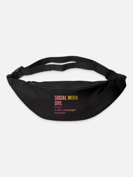 Sozialarbeit Sozialarbeit Sozialarbeit Sozialarbeit - Gürteltasche - Schwarz