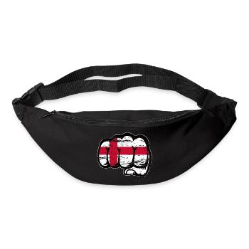 England Flagge Faust used - Gürteltasche - Schwarz - Vorne