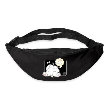 Hund koreanisch - japanischer Stil 11 - Gürteltasche - Schwarz - Vorne