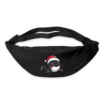 Wal Weihnachten - Gürteltasche - Schwarz - Vorne