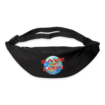 Save the Earth  - Gürteltasche - Schwarz - Vorne