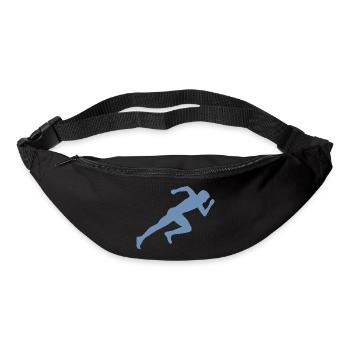 Minimalist Silhouette Sprinter Sprint Racing - Bum bag - black - Front