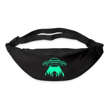 UFO-Neon-Entführung - Gürteltasche - Schwarz - Vorne