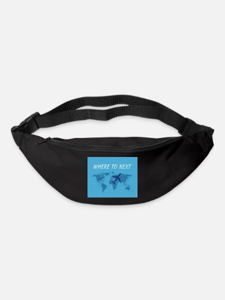 Where to Next World Tour, Travel - Bum bag - black