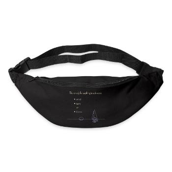 The remedy for anything... for dark products - Bum bag - black - Front