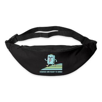 Kawaii E-Bike Battery Ready To Shred - Bum bag - black - Front