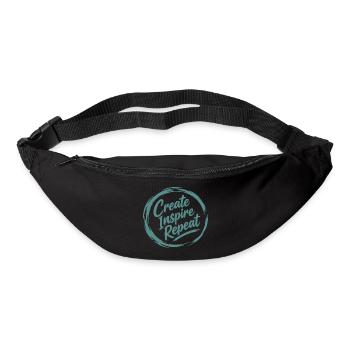 Create Inspire Repeat  - Gürteltasche - Schwarz - Vorne