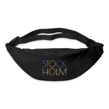 Stockholm Logo - Gürteltasche - Schwarz - Vorne
