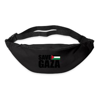Save gaza - Gürteltasche - Schwarz - Vorne