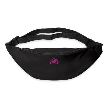 Je suis plus gentil après le yoga - Sac banane - noir - Devant
