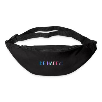 Be Happy Rainbow - Bum bag - black - Front
