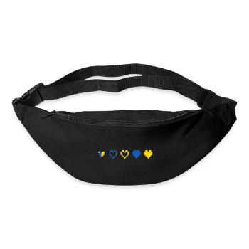 Ukrainian Heartbeat - Gürteltasche - Schwarz - Vorne