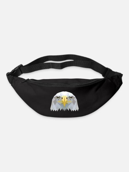 Adlerkopf - Gürteltasche - Schwarz