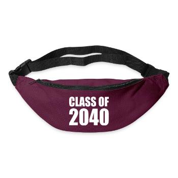 Class of 2040 - Bum bag - burgundy - Front