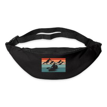 Sports nautiques en kayak - Sac banane - noir - Devant