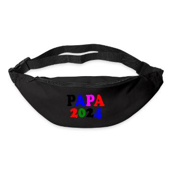 Papa 2024 - Gürteltasche - Schwarz - Vorne