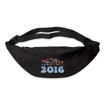 2016 Floral Pattern 2016 Floral Theme Flowers 2016 - Bum bag - black - Front
