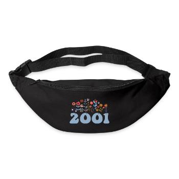 2001 Floral Pattern 2001 Floral Theme Flowers 2001 - Bum bag - black - Front