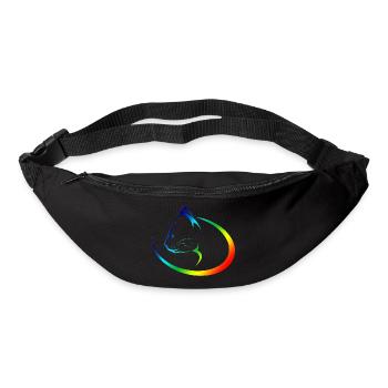 Katze - Gürteltasche - Schwarz - Vorne