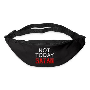 Not Satan today !! - Bum bag - black - Front