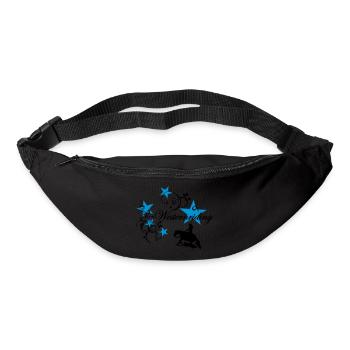 Westernriding Slider Tribal Sterne - Gürteltasche - Schwarz - Vorne