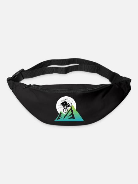VTT biker vtt - Sac banane - noir