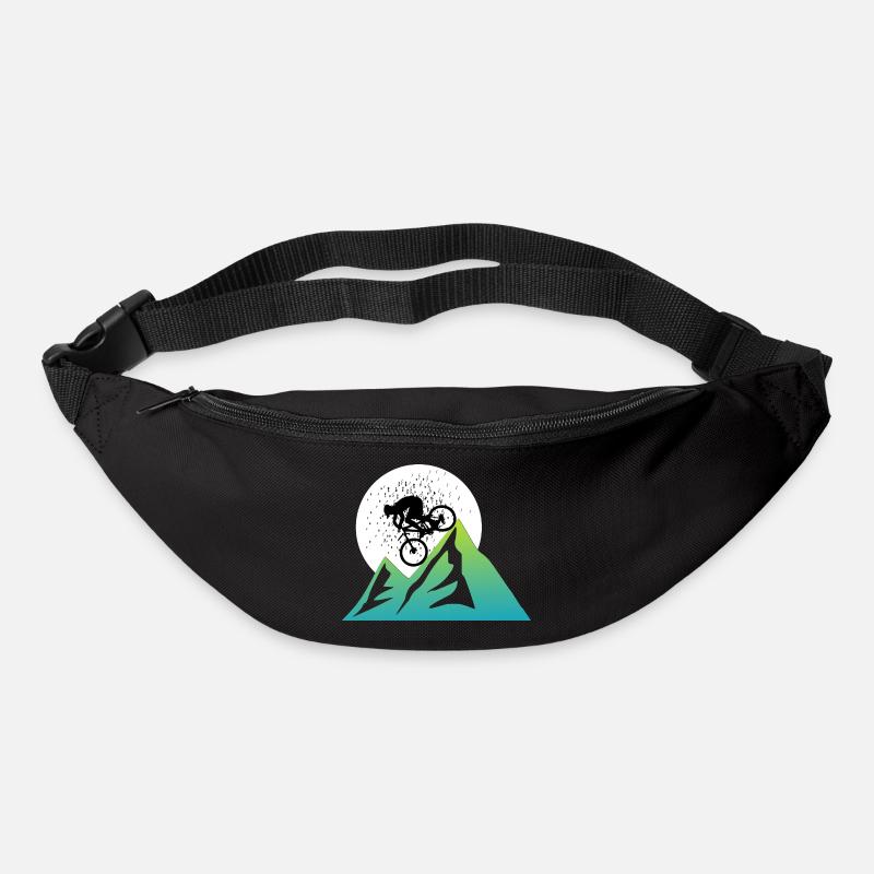 VTT biker vtt - Sac banane - noir