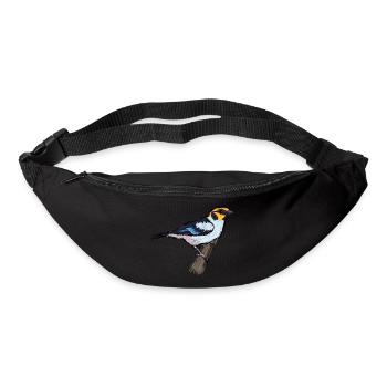 Red forehead tanger / Flame-Faced Tanager Design I - Bum bag - black - Front