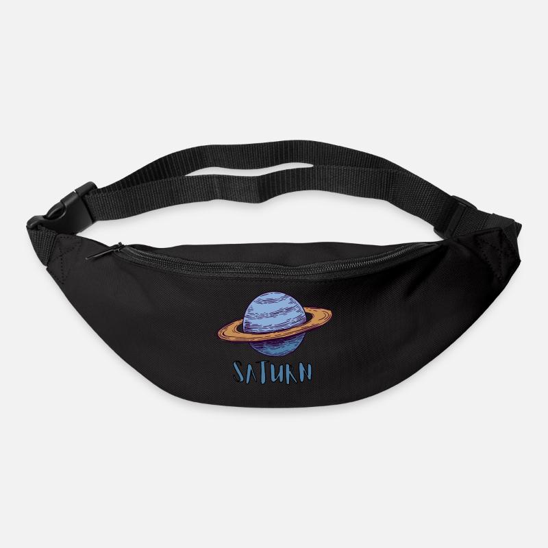 Saturne - Sac banane - noir