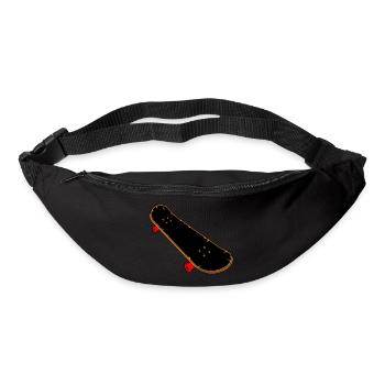 Skateboard Comic - Bum bag - black - Front
