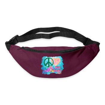 Ocean Sublimation - Bum bag - burgundy - Front
