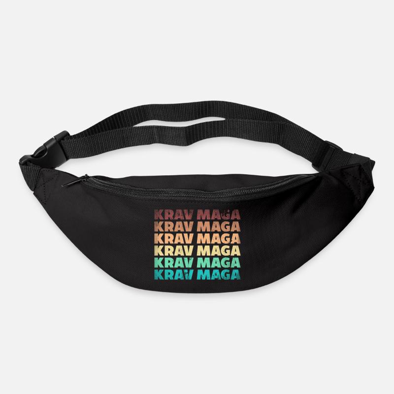 Arts Martiaux Autodéfense Krav Maga - Sac banane - noir