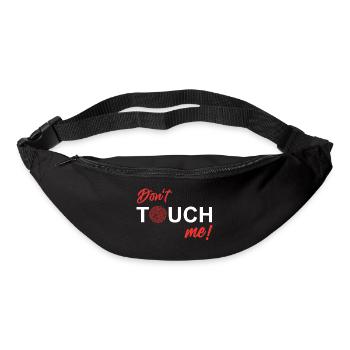 Don't Touch me - Fingerprint - Bum bag - black - Front