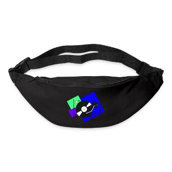 colorful turntables4 - Bum bag - black - Front