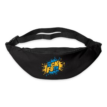 Conception du logo Puck Futin - Sac banane - noir - Devant